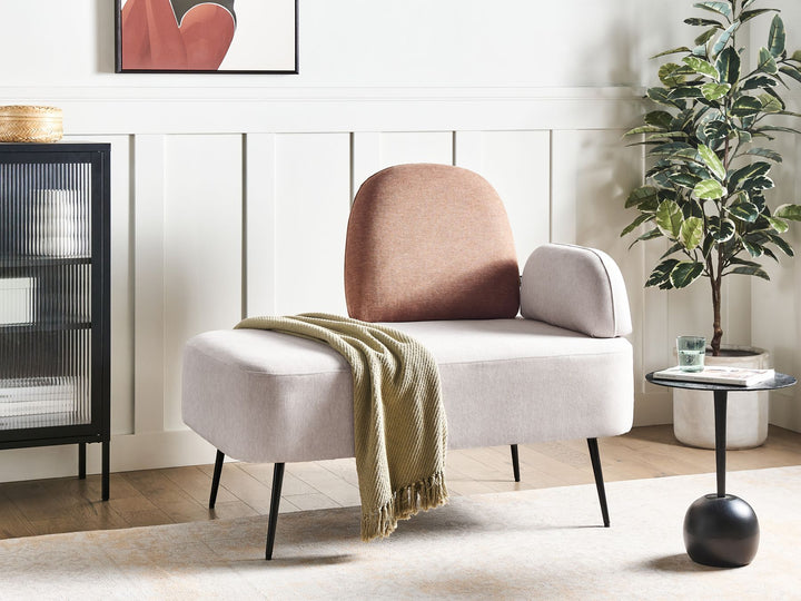 Arcey Right Hand Chaise Lounge Brown
