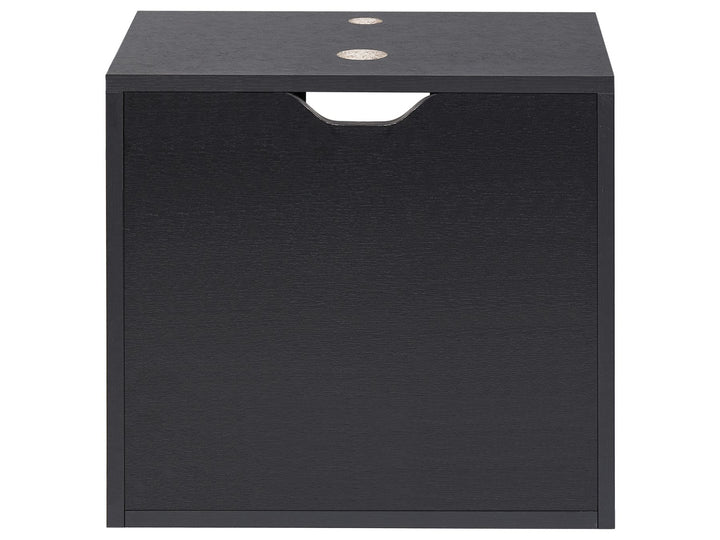 Wall Mounted Washbasin Cabinet 45 cm Black Suzano
