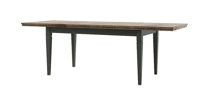Evora 92 Extendable Dining Table - Green & Oak Lefkas, Versatile Seating