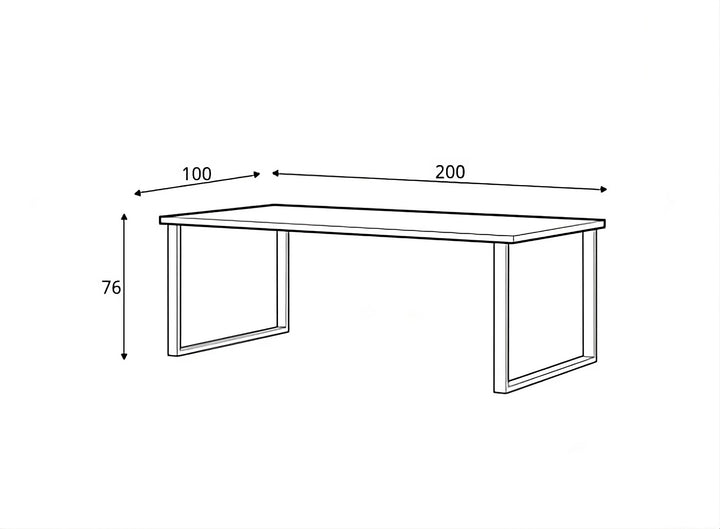 Halle 94 Dining Table - Oak Wotan, Timeless Minimalist Design