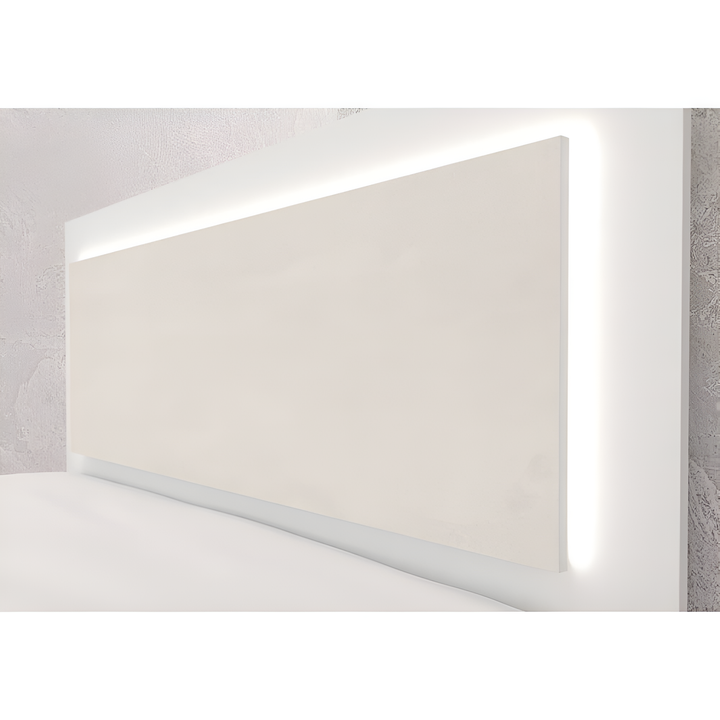 Aurelia Divan Bed in Elegant White & Silk