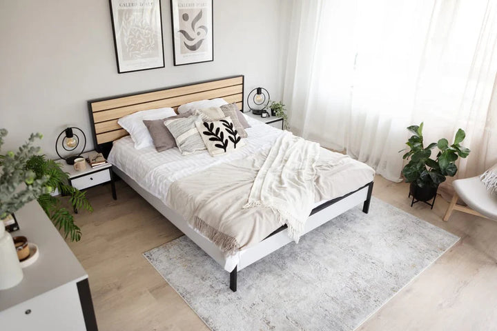 Gris Ottoman Bed EU King Size 160 x 200cm with Spacious Underbed Storage and LED Lighting