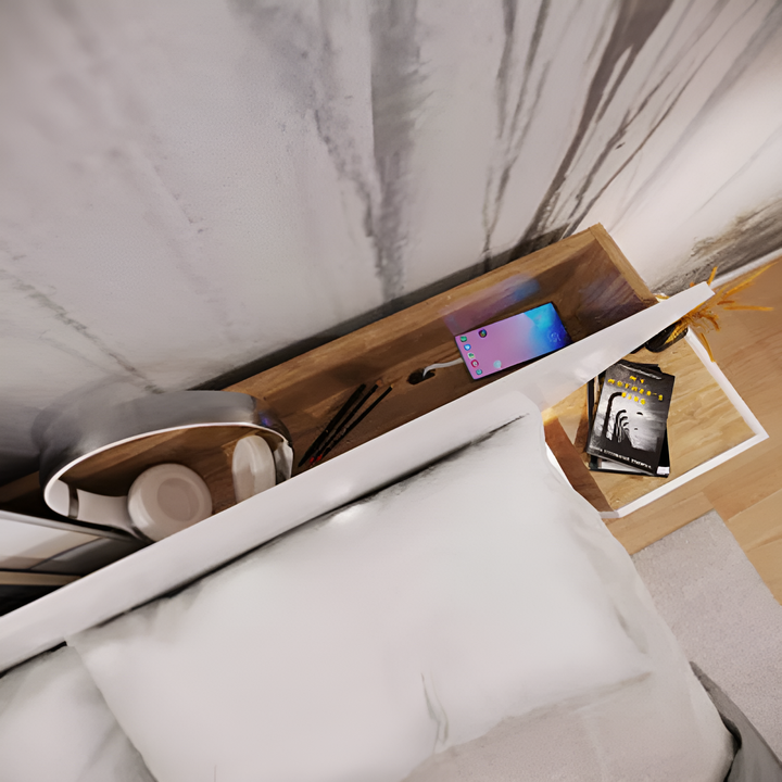 Dentro Ottoman Bed 140x200cm with LED Lighting and Storage