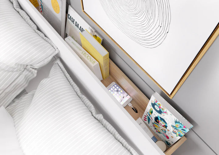Dentro Ottoman Bed 160x200cm with LED Lighting and Storage