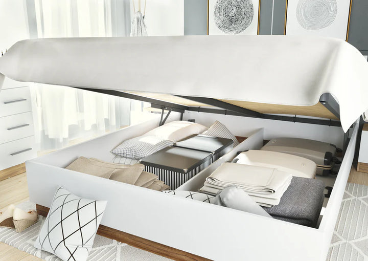 Dentro Ottoman Bed 160x200cm with LED Lighting and Storage