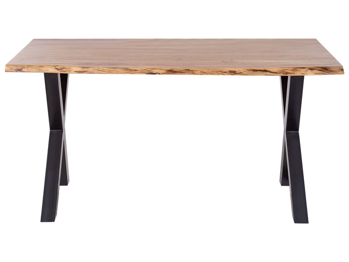 Yetter Acacia Dining Table 180 x 95 cm Dark Wood