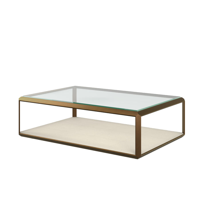 D.I.Designs Elmley Coffee Table Ivory Faux Shagreen