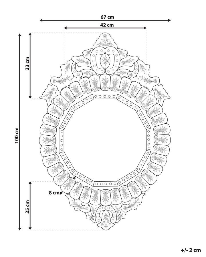 Craon Wall Mirror Silver