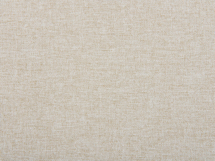 Chesterfield 3 Seater Fabric Sofa Nailhead Trim Beige