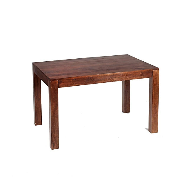 Wooden table on a white background