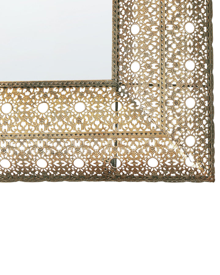 Dehradun Wall Mirror Metal Gold