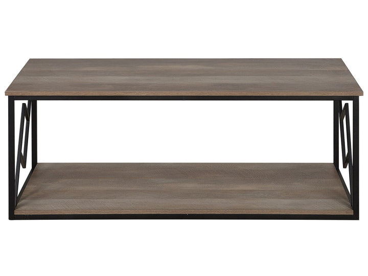 Coffee Table FORRES Brown/ Black