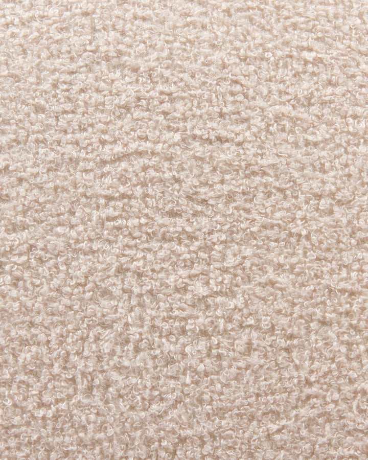 Swivel Armchair Boucle Beige Galina
