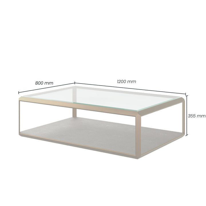 D.I.Designs Elmley Coffee Table Grey Faux Shagreen