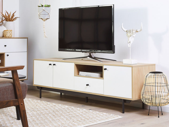 TV Stand Brown/ White Ozge
