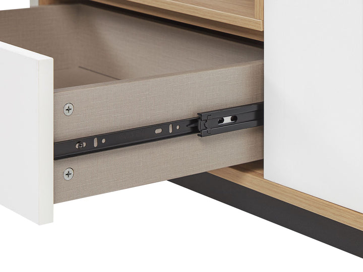 TV Stand Brown/ White Ozge