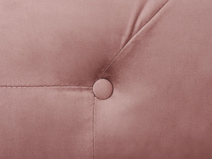 06/06/2025 Ivry Left Hand Velvet Chaise Lounge Pink