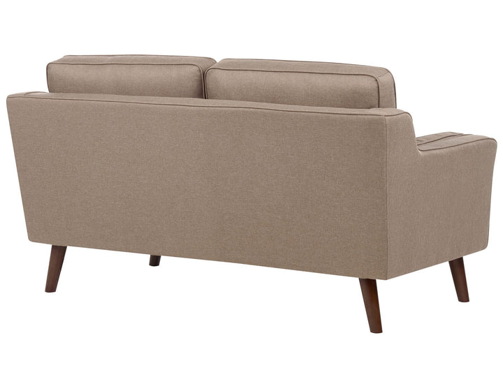 Lokka 2 Seater Fabric Sofa Light Brown