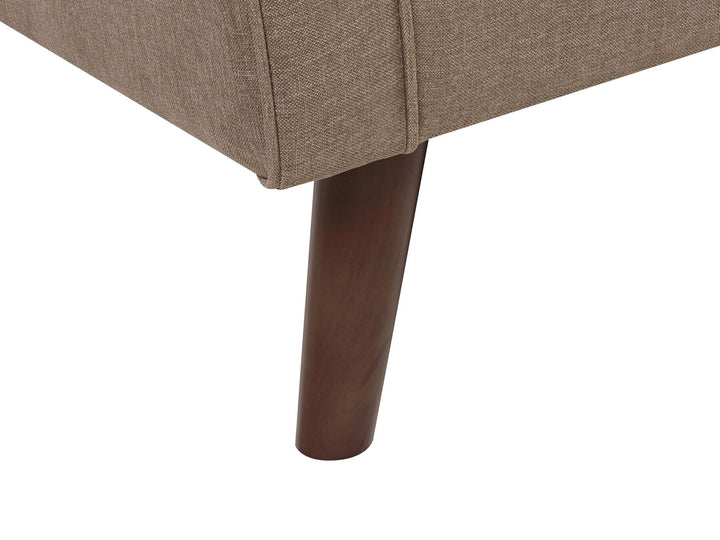 Lokka 2 Seater Fabric Sofa Light Brown