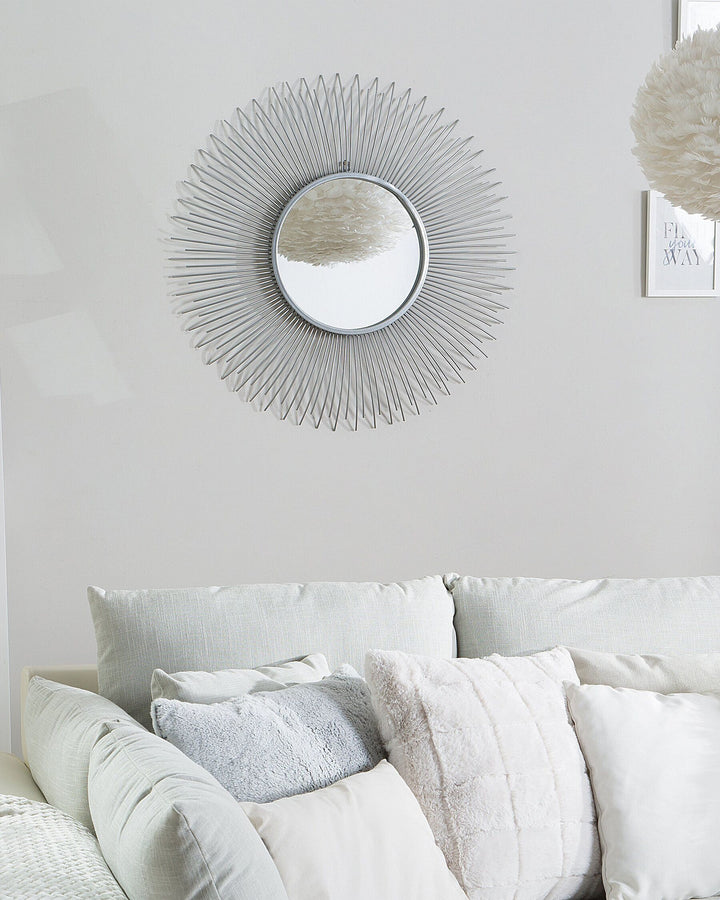 Cilly Wall Mirror Metal Silver
