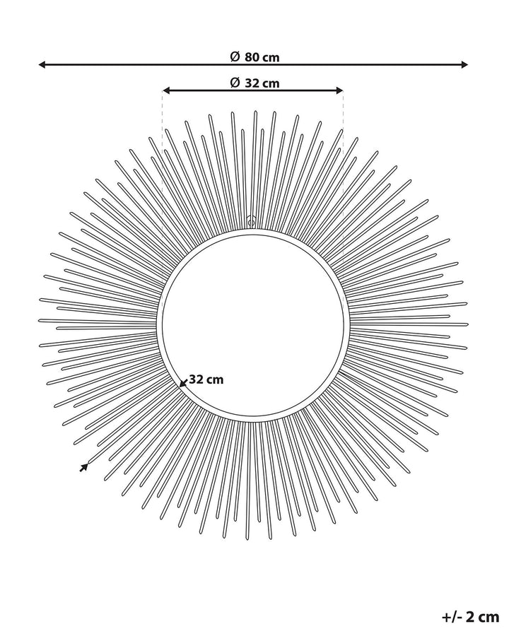 Cilly Wall Mirror Metal Silver