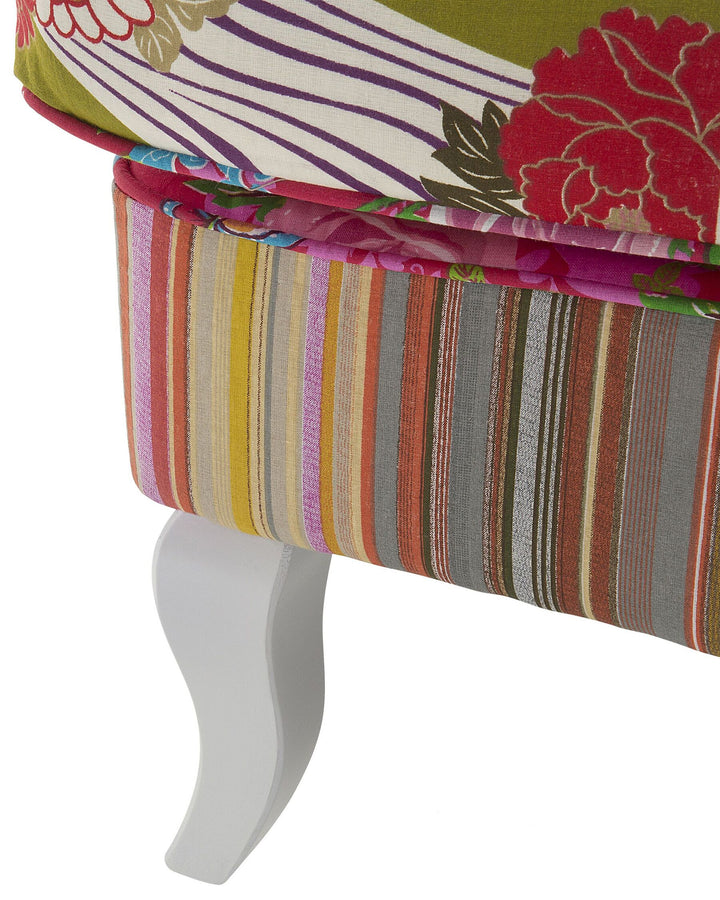 Molde Wingback Chair Fabric Fuchsia Pink