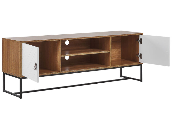 TV Stand Light Brown/ White Darsy