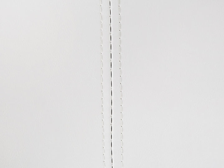 Nimes Right Hand Chaise Lounge Faux Leather White