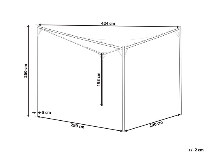Aventine Pergola 300 x 300 cm Beige
