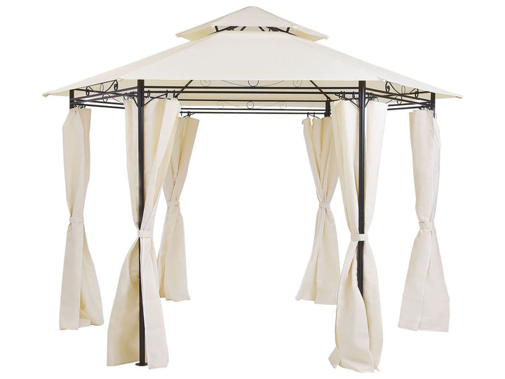 Portel Gazebo ⌀ 350 cm Beige