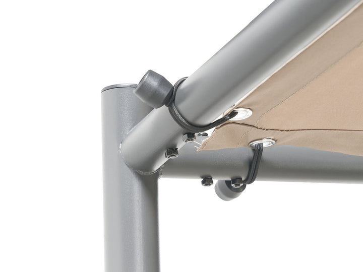 Vimino Pergola 282 x 294 cm Taupe