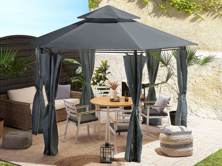 Portel Gazebo 350 cm Dark Grey