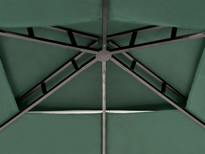 Naro Gazebo 240 x 148 cm Dark Green