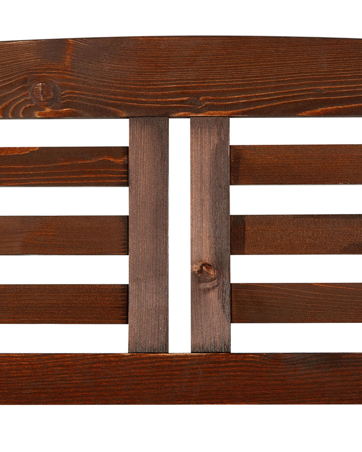 Nerito Patio Swing Wood Dark Brown