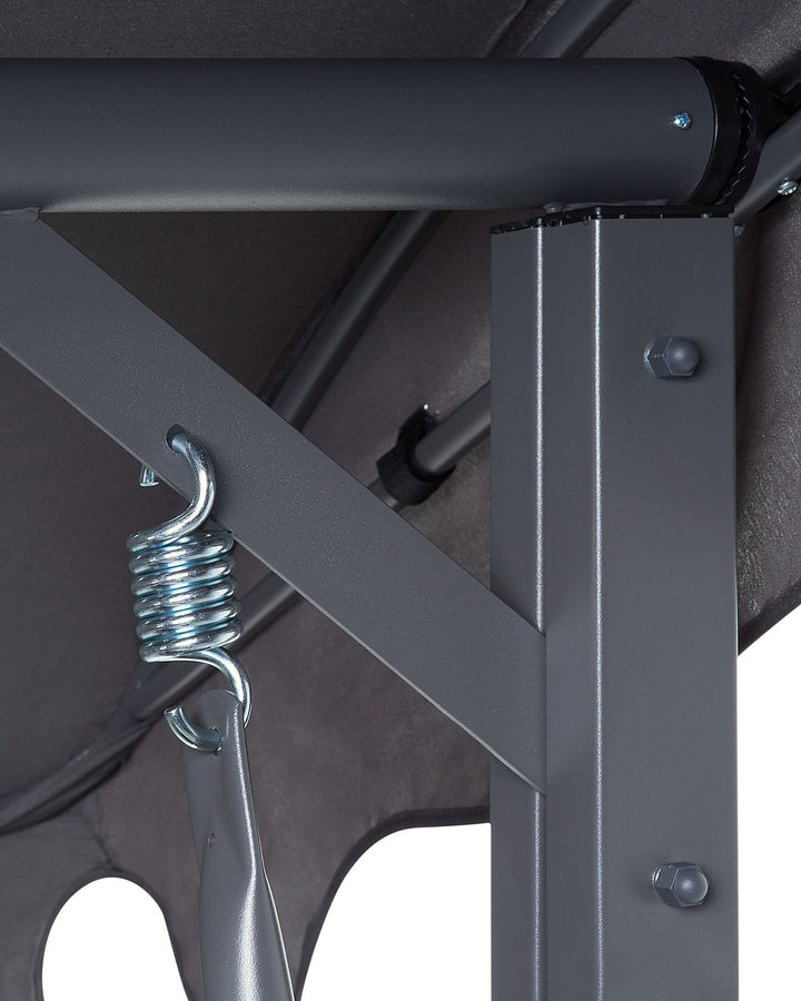Gabro Patio Swing Metal Dark Grey