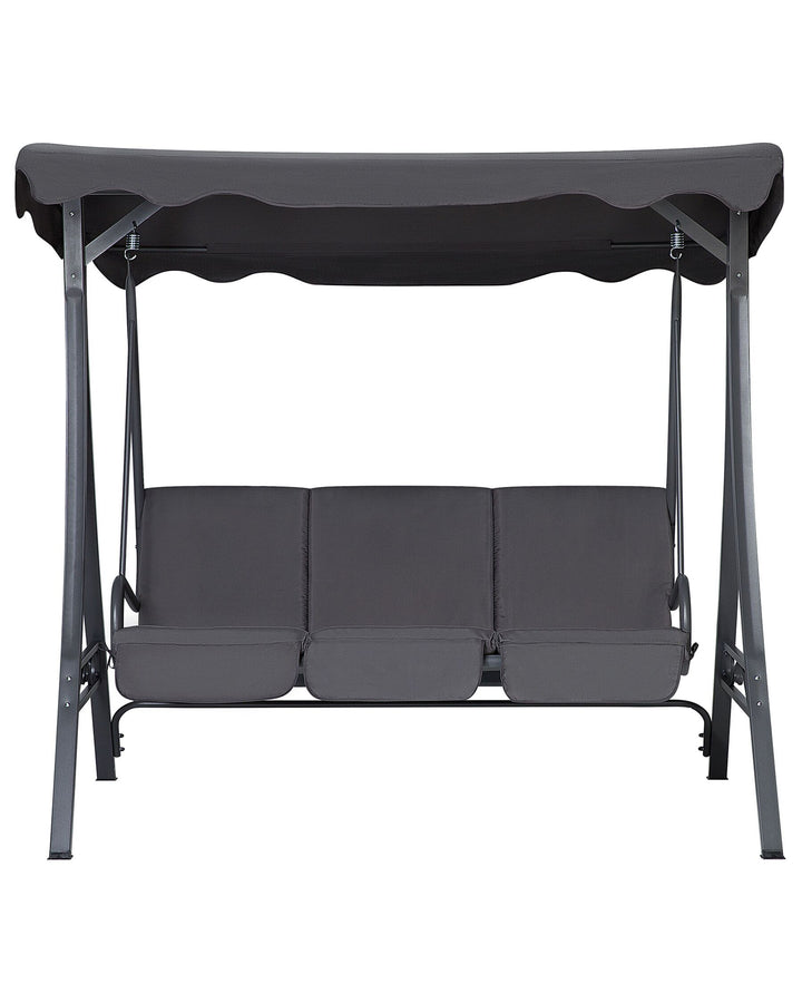 Gabro Patio Swing Metal Dark Grey