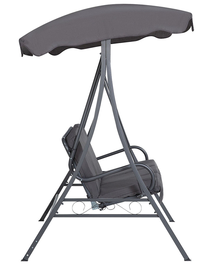 Gabro Patio Swing Metal Dark Grey