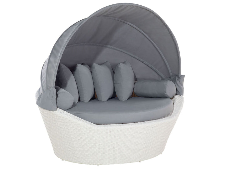 Sylt Pe Garden Daybed Rattan White