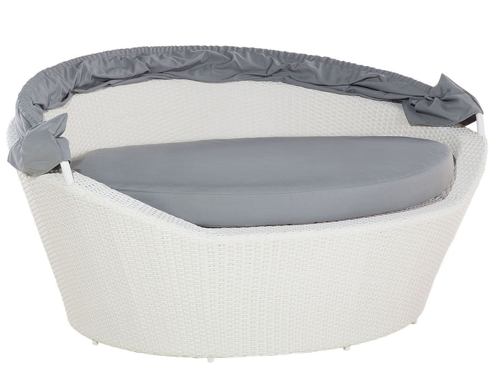 Sylt Pe Garden Daybed Rattan White