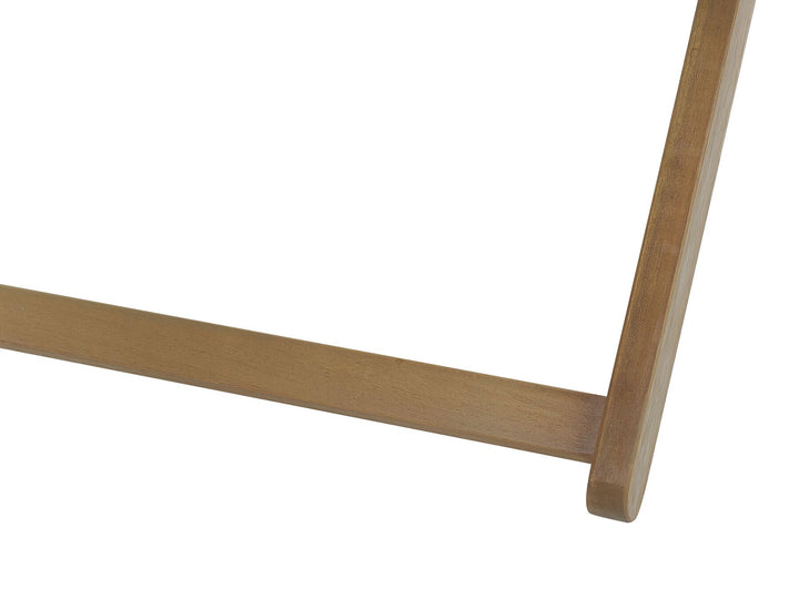 Folding Deck Chair and 2 Replacement Fabrics (Various Options) Light Wood Gennoveva