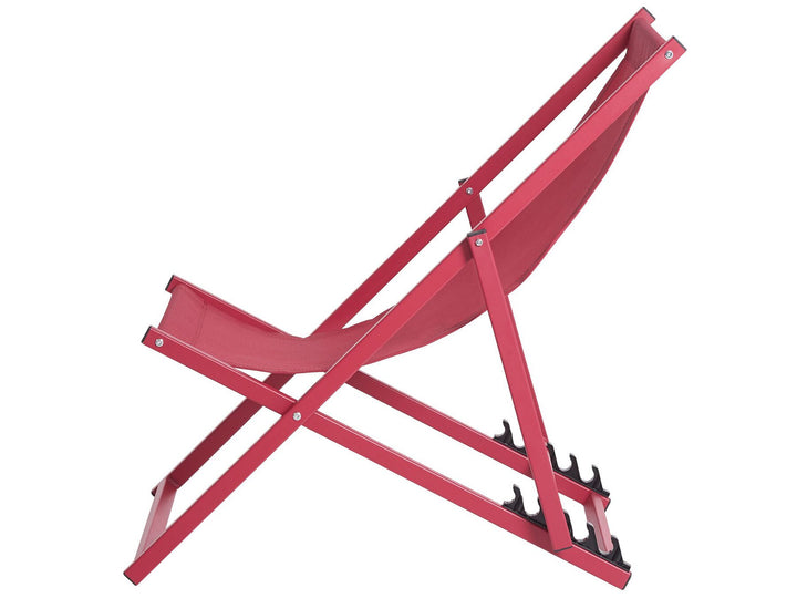 Boyter Folding Deck Chair Red