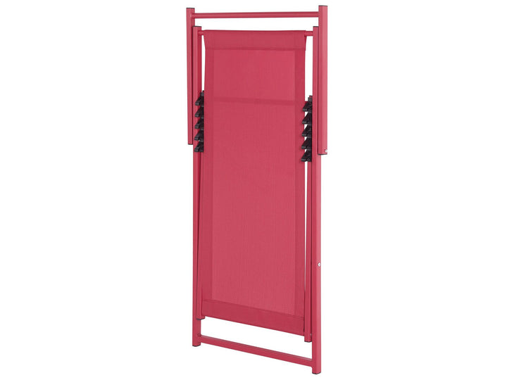Boyter Folding Deck Chair Red