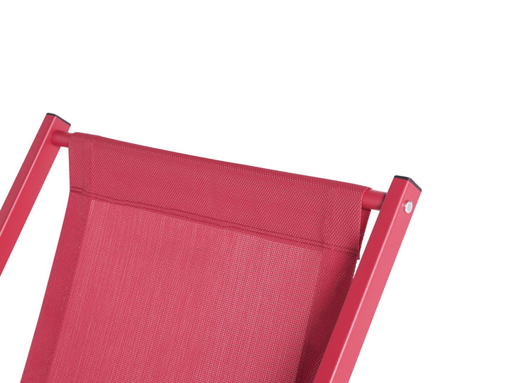 Boyter Folding Deck Chair Red