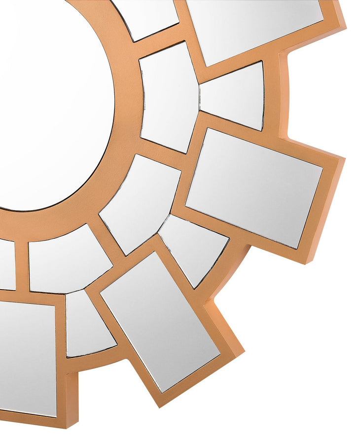 Rozel Wall Mirror Golden Brown