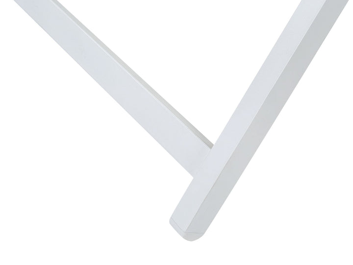 Folding Deck Chair Grey and White Anrey