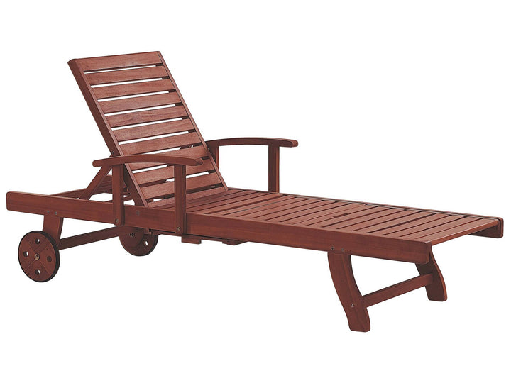 Acacia Wood Reclining Sun Lounger TOSCANA