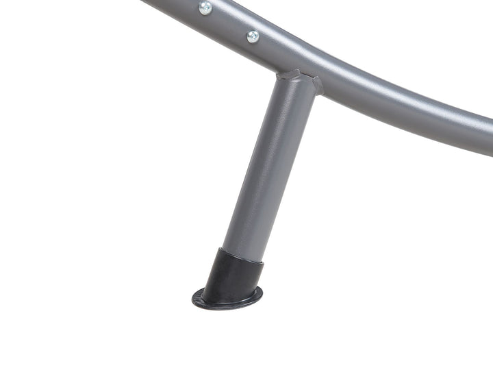 Steel Garden Sun Lounger Grey Aeri