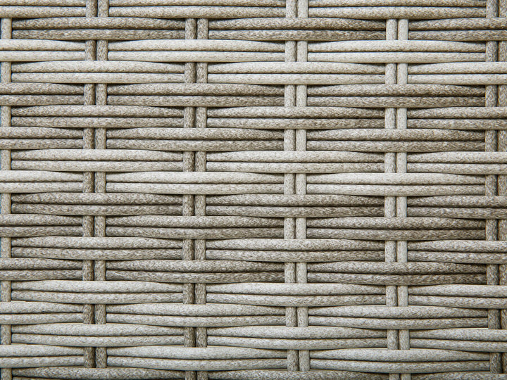 PE Rattan Reclining Sun Lounger Grey Northside