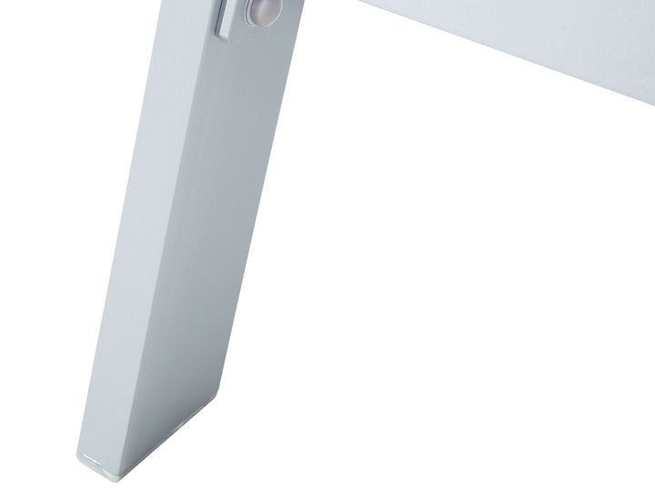 Aluminium Reclining Sun Lounger Black Barteldina