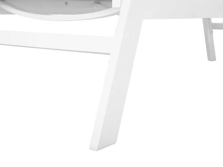 Aluminium Reclining Sun Lounger Grey Barteldina